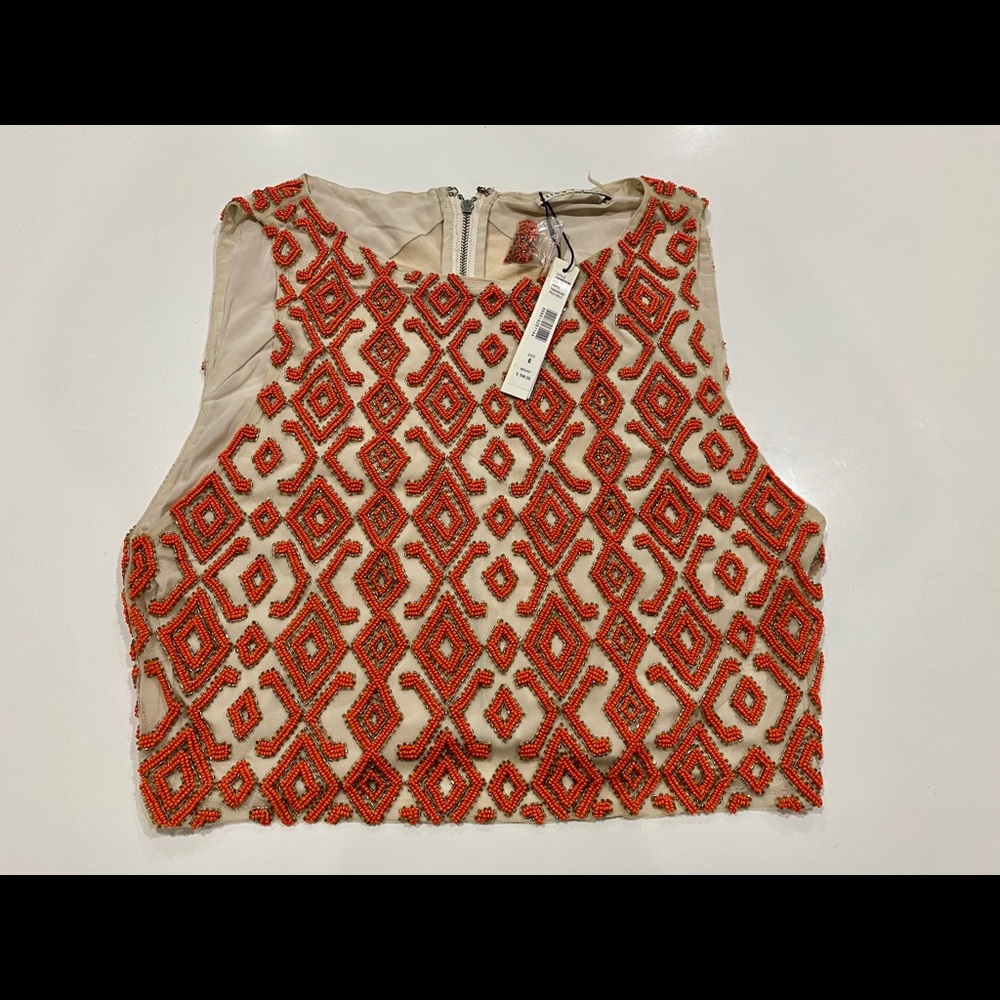 Alice + Olivia beaded top